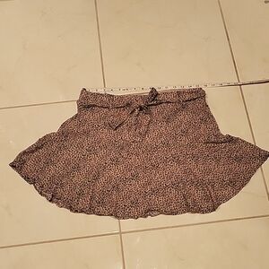 NWT animal print short. (Skirt with built-in shorts)